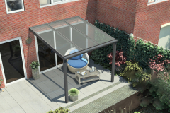 Gumax-Terrassenueberdachung-anzicht-von-oben-3.06m-x-3.0m-modern-anthrazit-klares-Polycarbonat